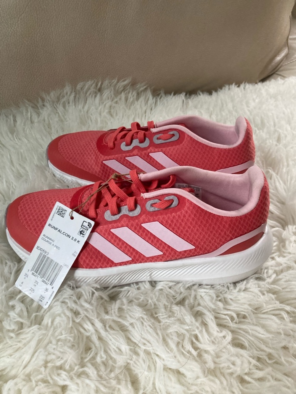 adidas Women’s Coral Pink Mesh Running Shoes